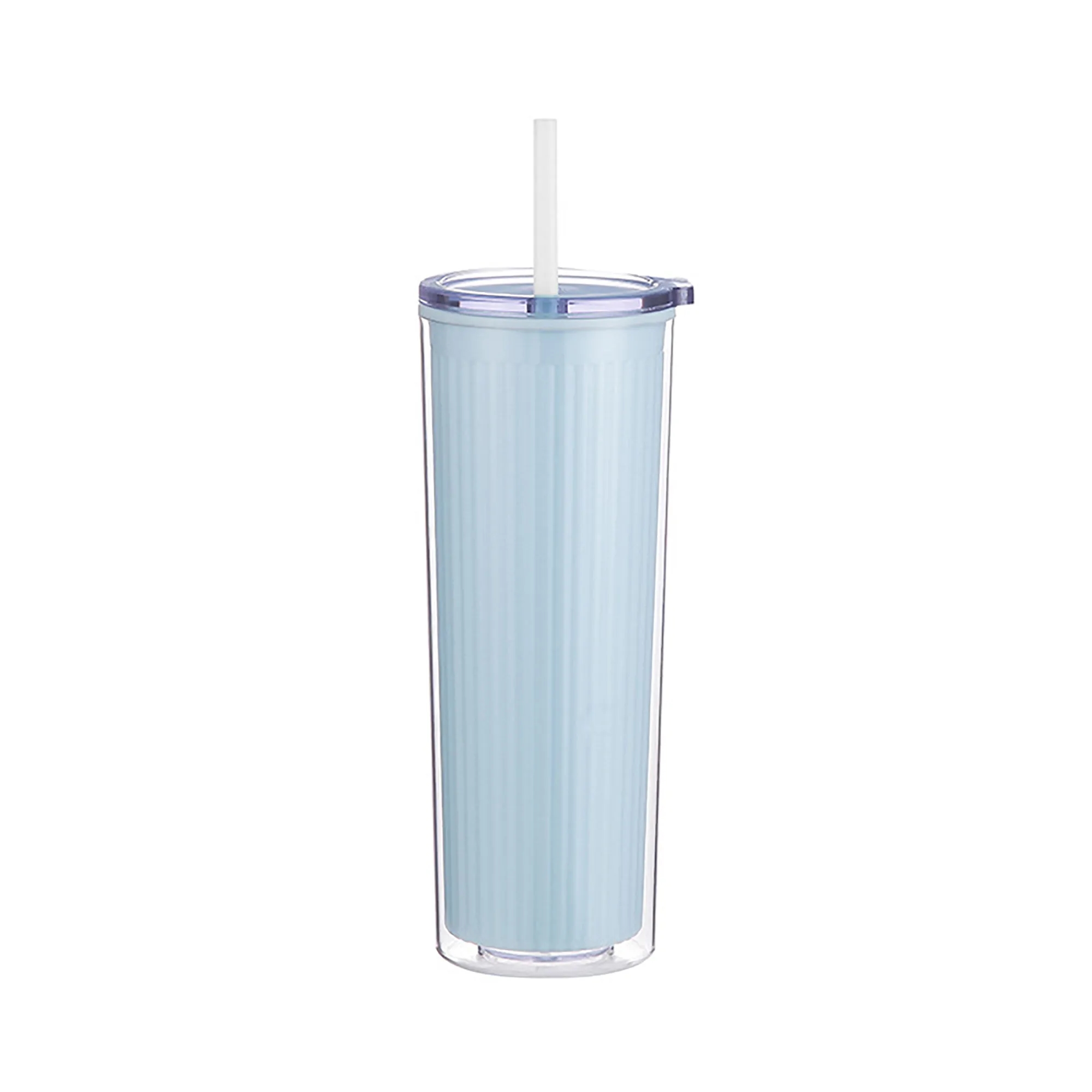 Portable Double Layer Straw Cup for Everyday Hydration 7