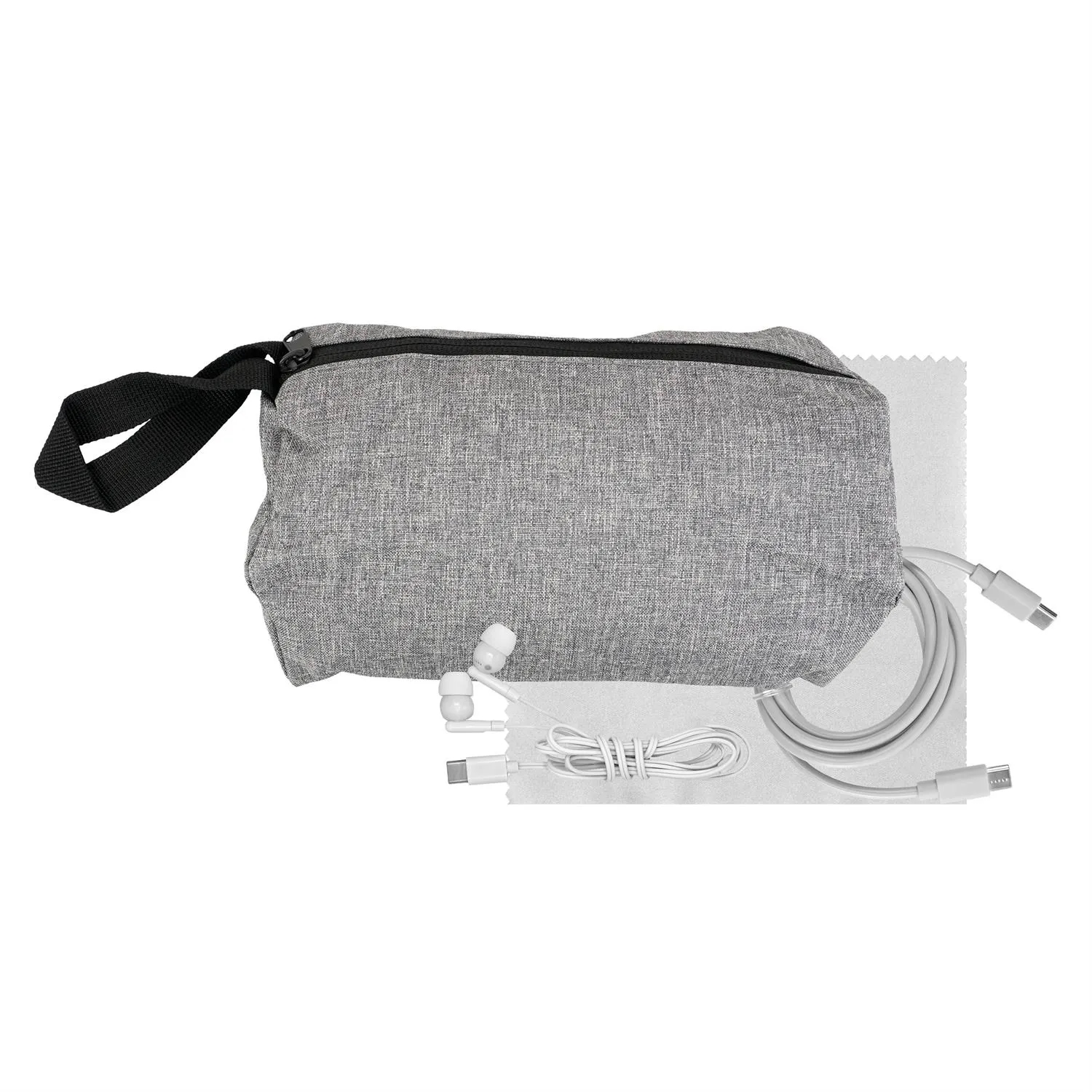 Travel C to C Cable, Ear Bud & Cloth Set 5