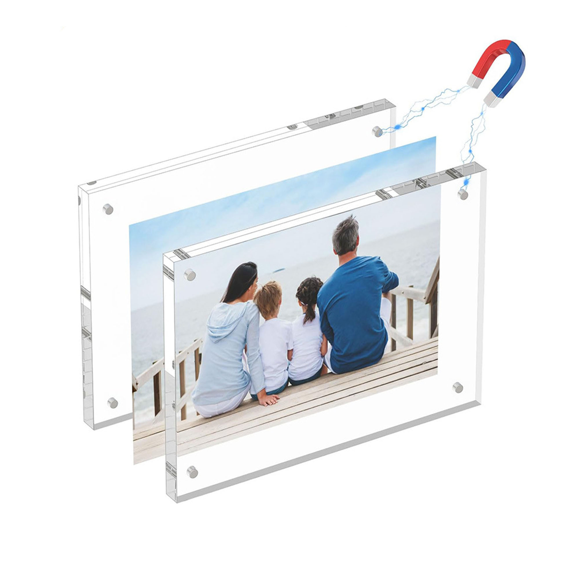 Clear Acrylic Photo Frame 4