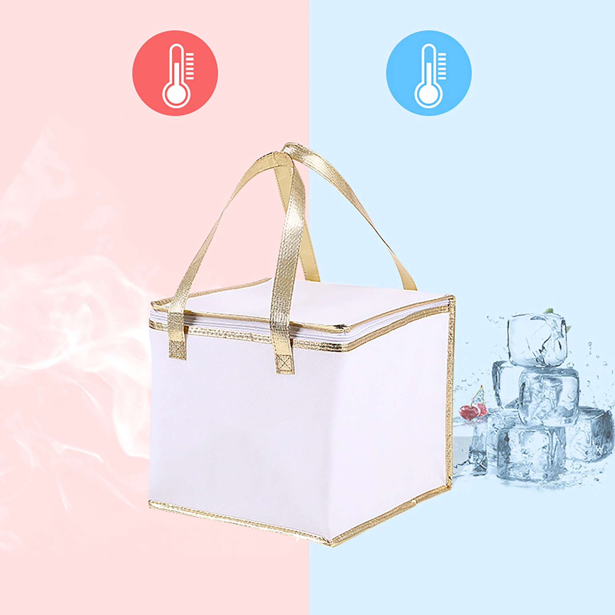 MOQ 100pcs Non-woven Cake Insulation Bag 7