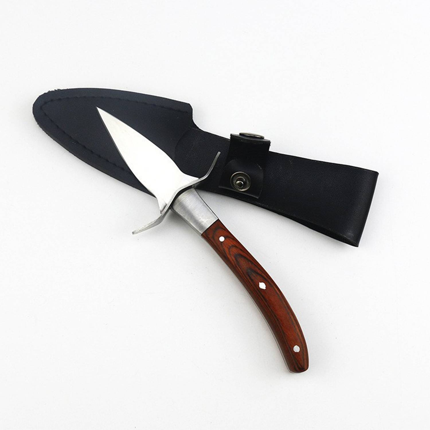 Stainless Steel Wooden Handle Shell Cutter 5