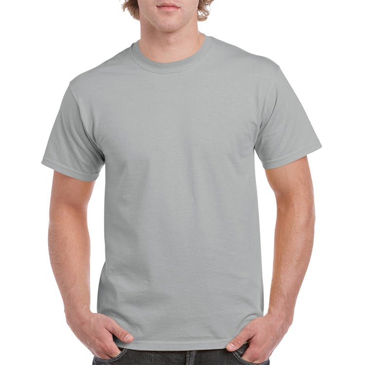 Gildan Cotton Men's T-Shirts Gravel Medium