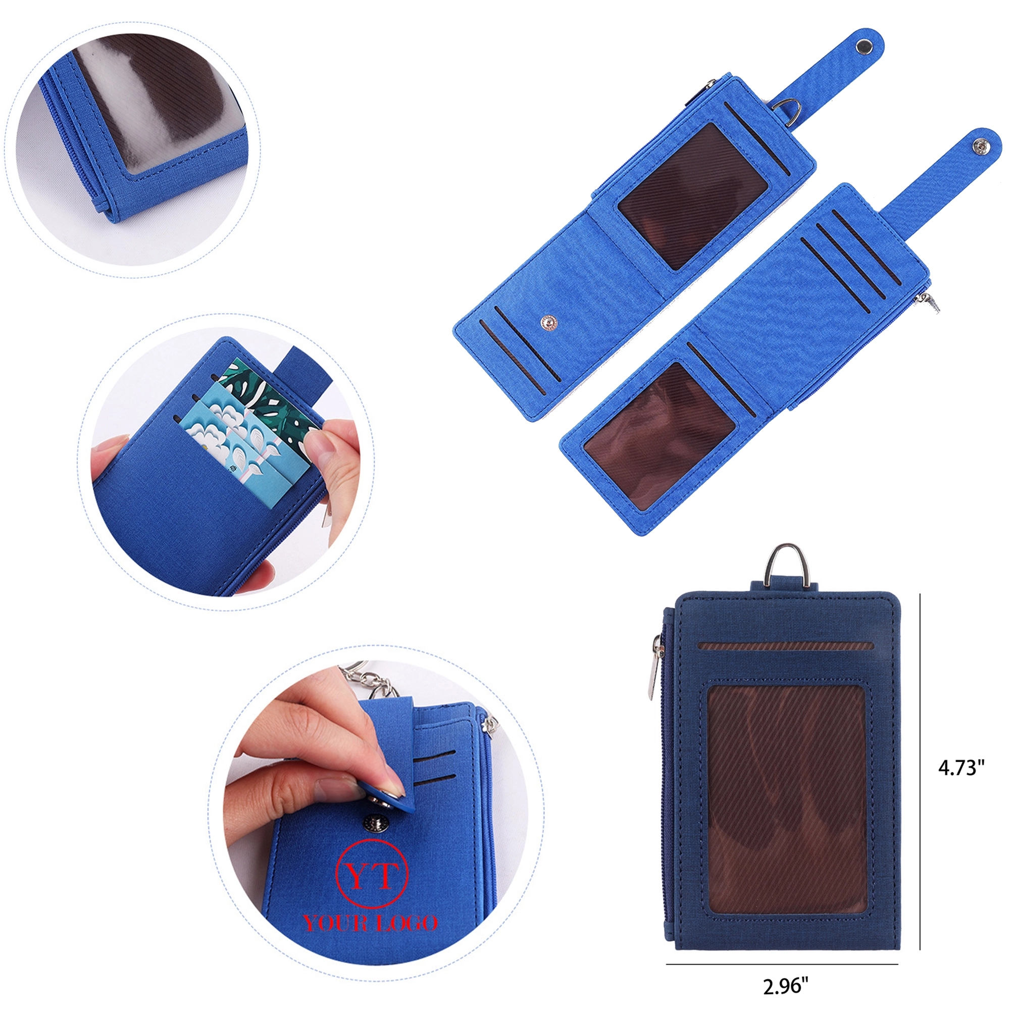 Zipper Badge Holder 2