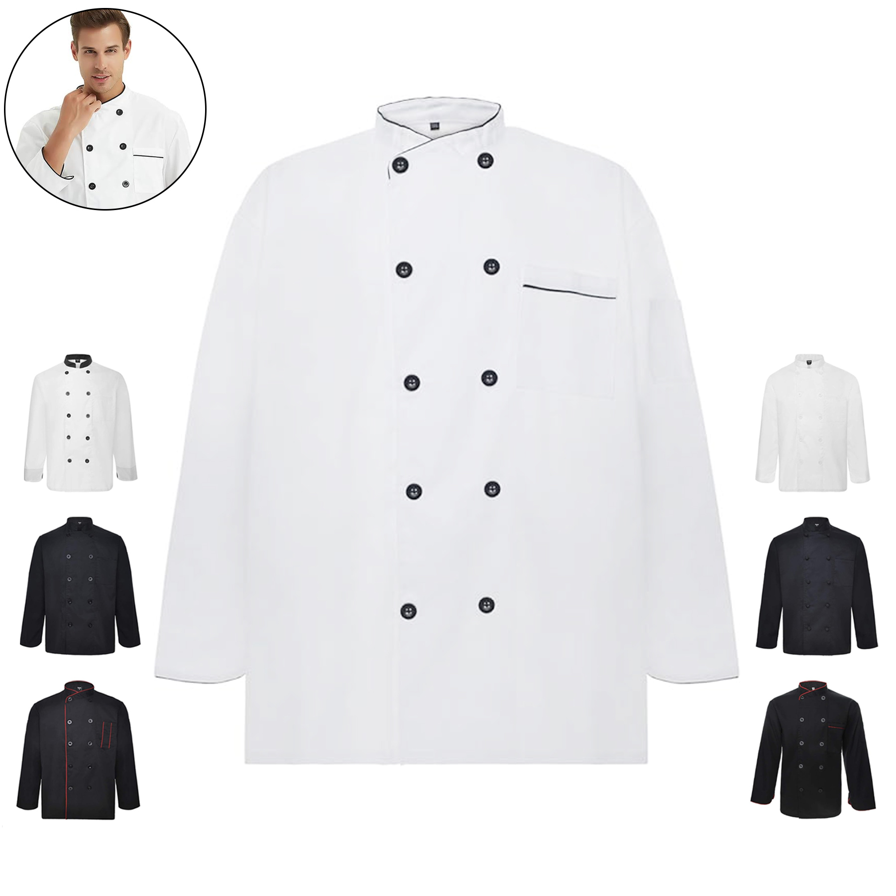 Long Sleeve Chef Jacket 2