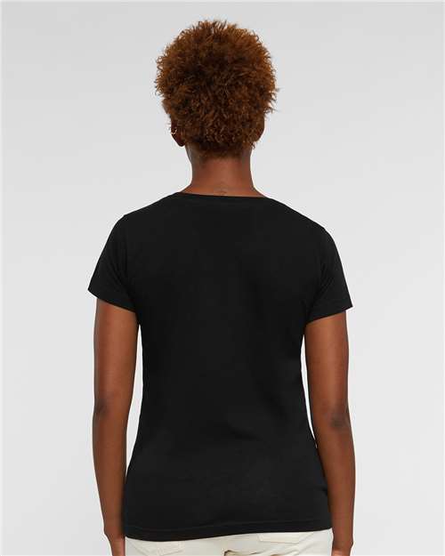 Women's Fine Jersey V-Neck Tee - 3507 39