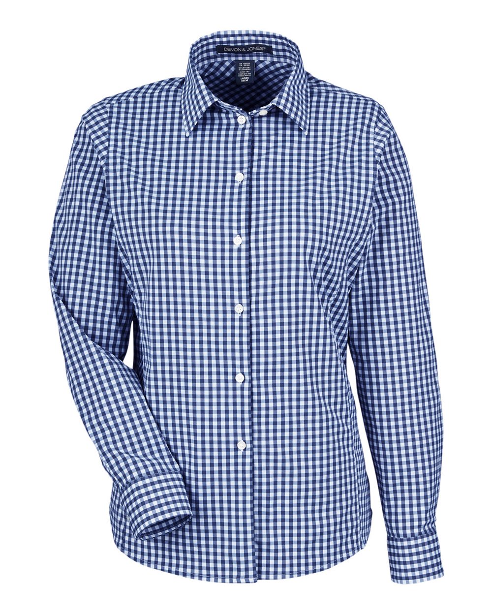Women's CrownLux Performance® Gingham Dress Shirt - DG536W 27