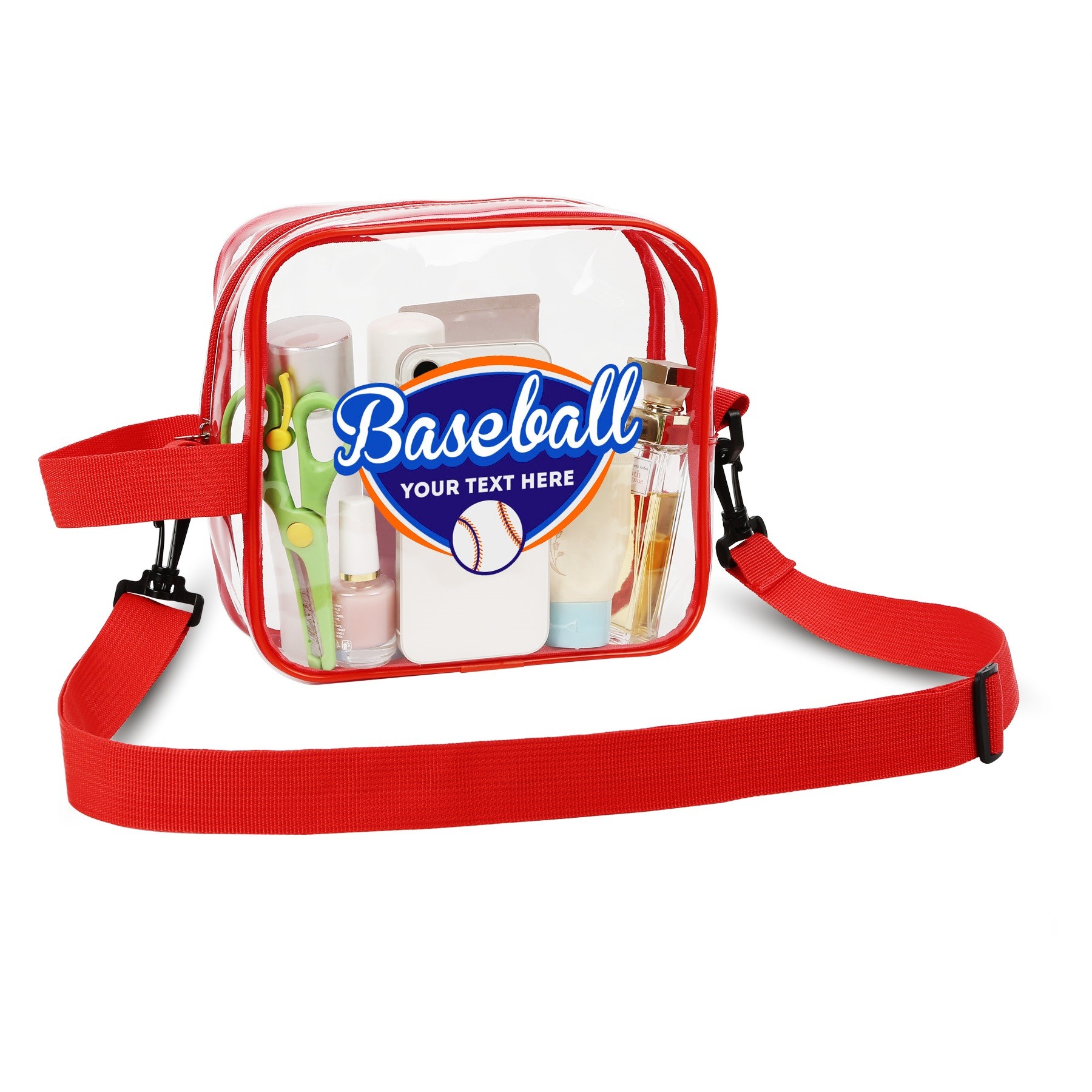 Clear Pvc Crossbody Sports Pack 2