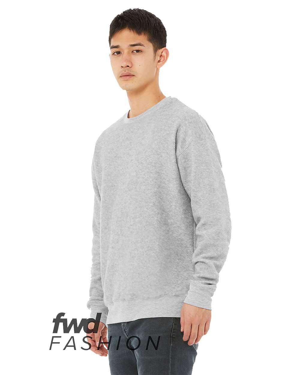 FWD Fashion Sueded Drop Shoulder Sweatshirt