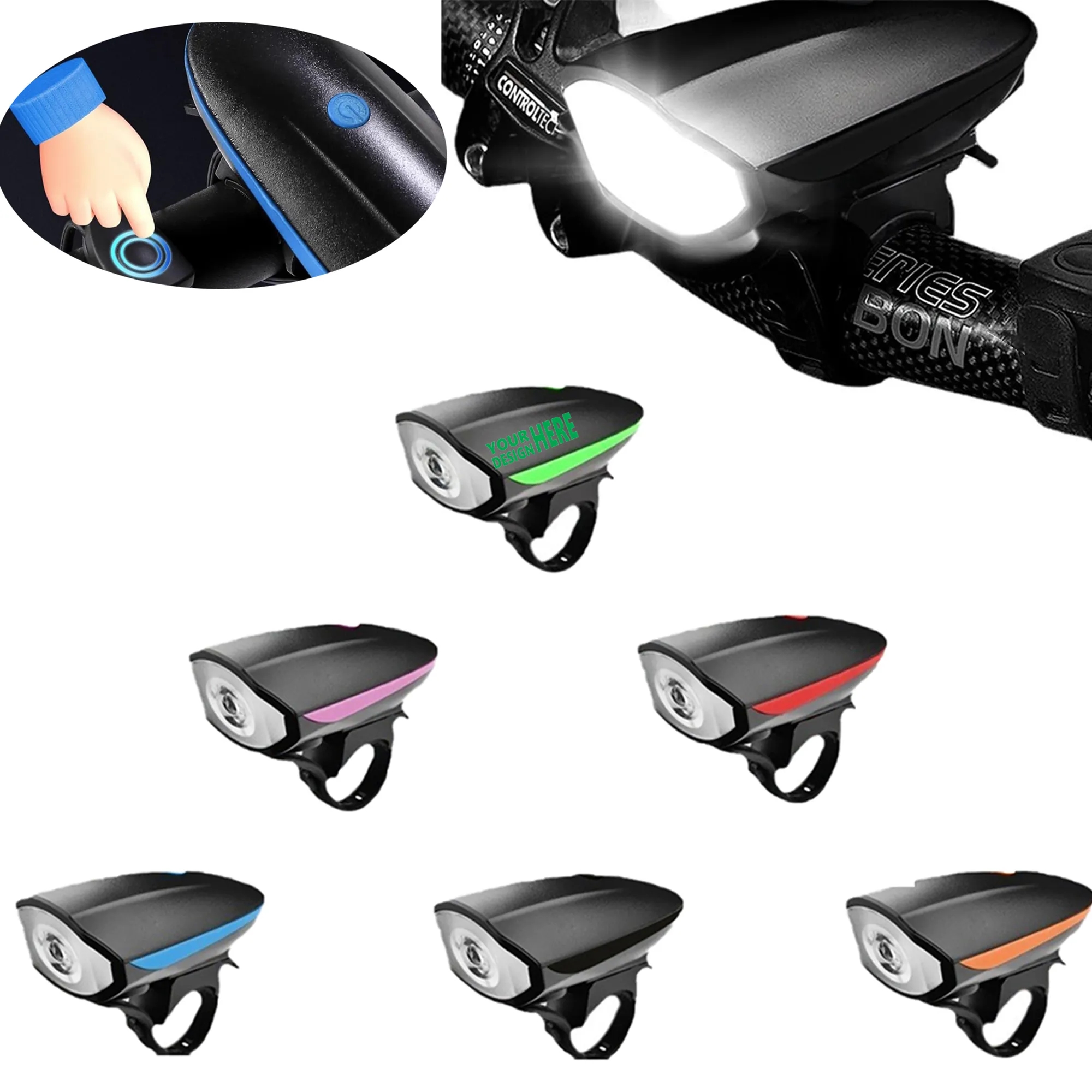 Portable Rechargeable Bicycle Headlight 2