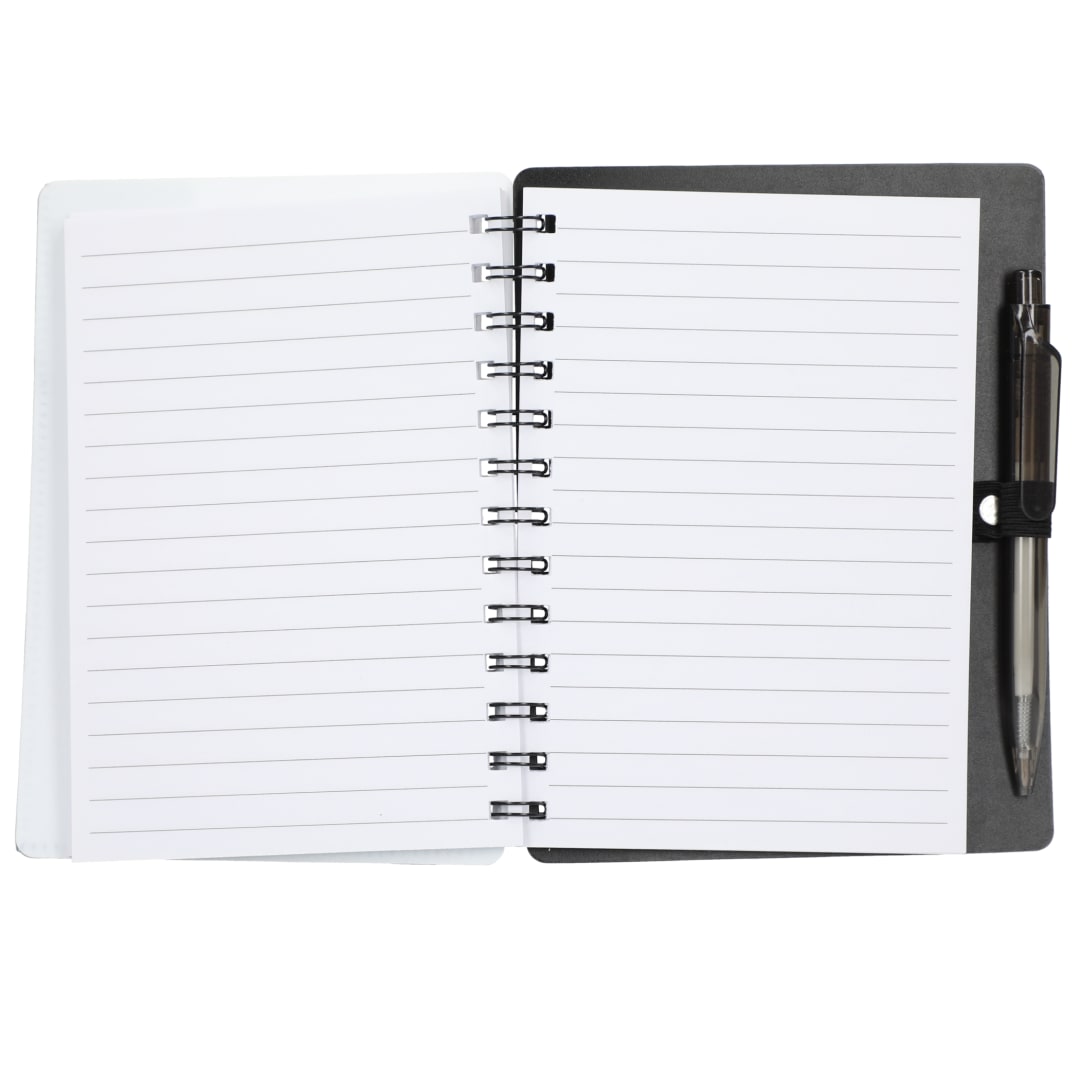 5" x 7" Recycled Pace Spiral Notebook w Pen 3
