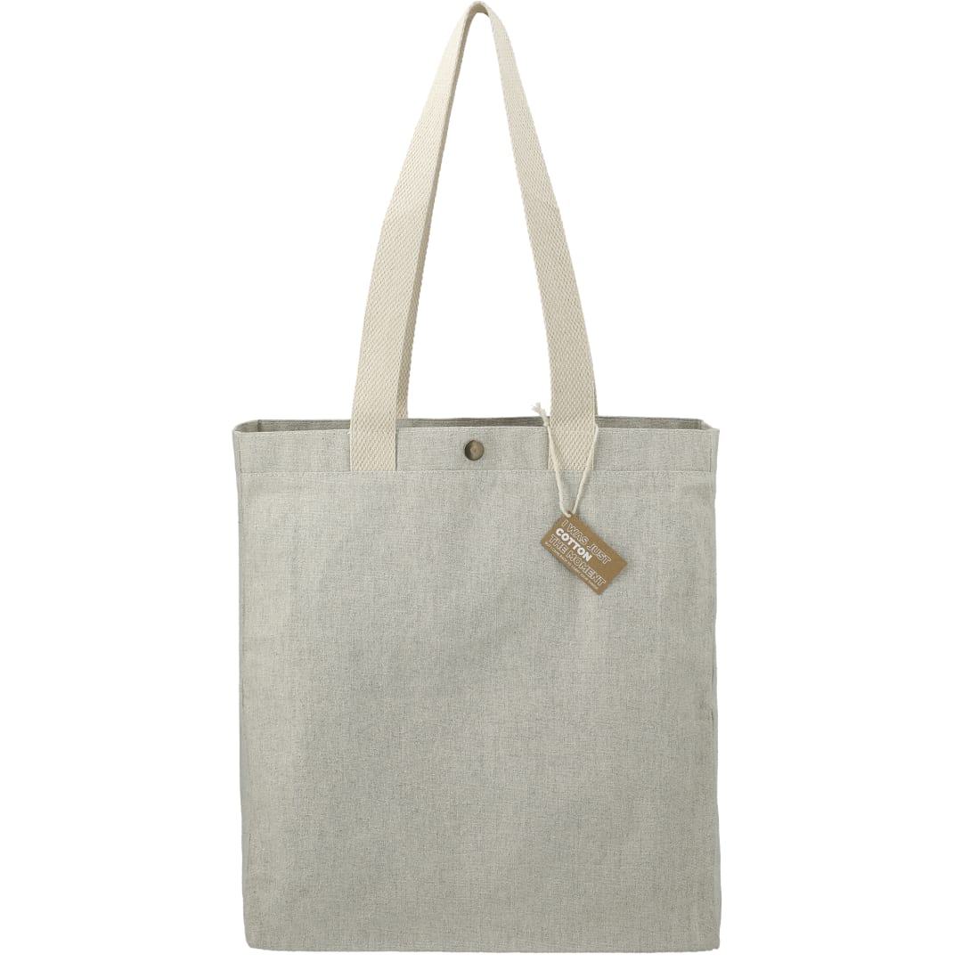 Repose 10oz Recycled Cotton Box Tote w/Snap 23