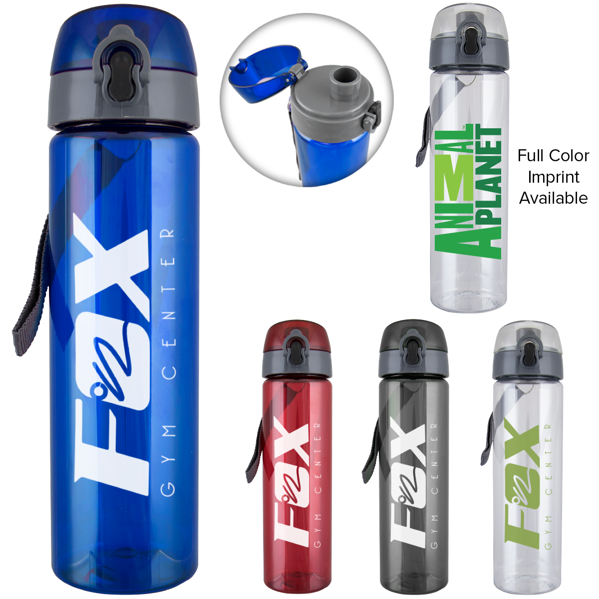 25 oz Water Bottle With Trekker Lid, custom water bottle with logo imprint 5