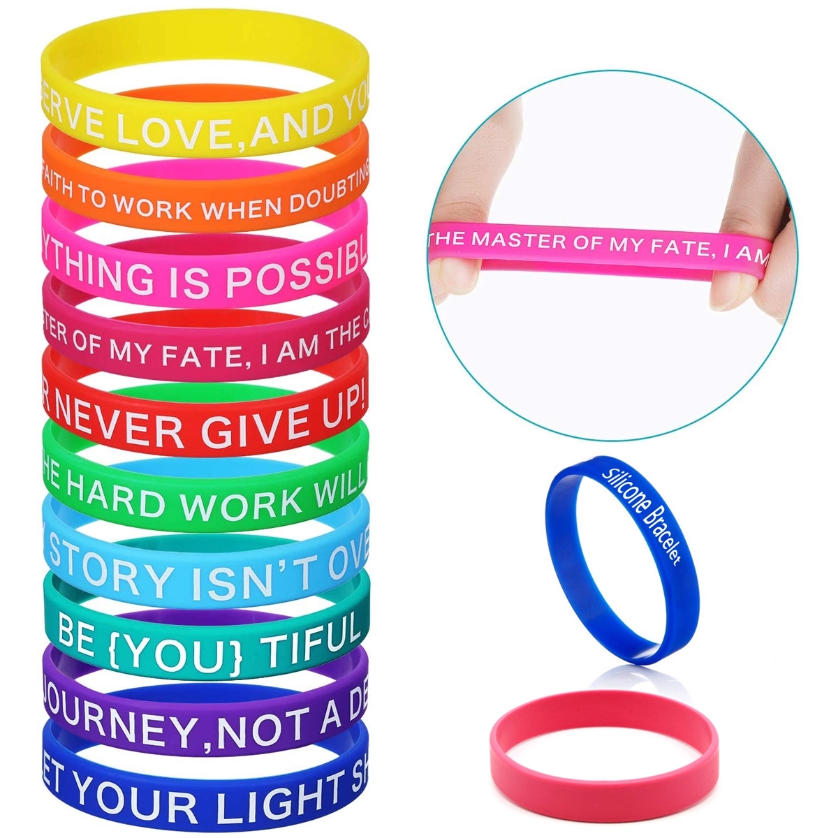 Ready Shipping Silicone Bracelets