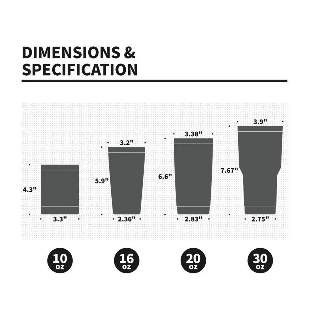 Yowie Vacuum Tumbler - 20 oz. - Powder Coat 4