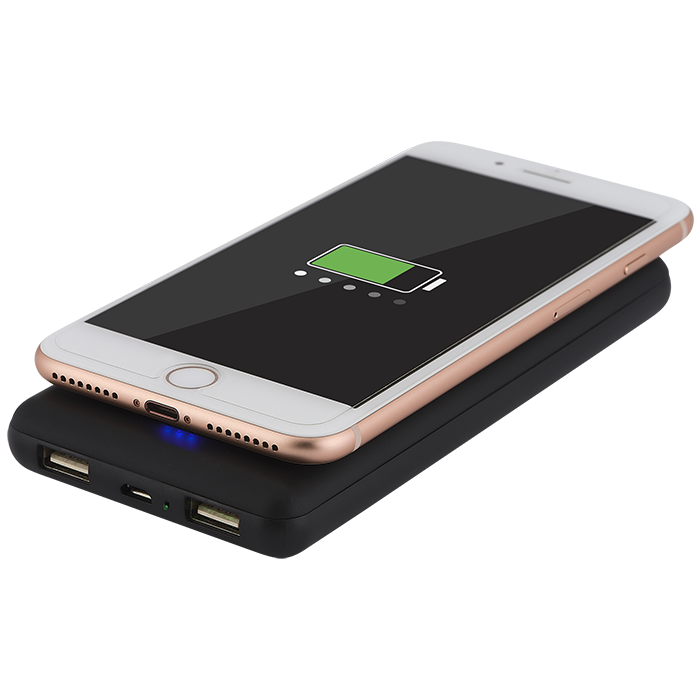 UL Certified Qi Ring Wireless Charger & Power Bank 5