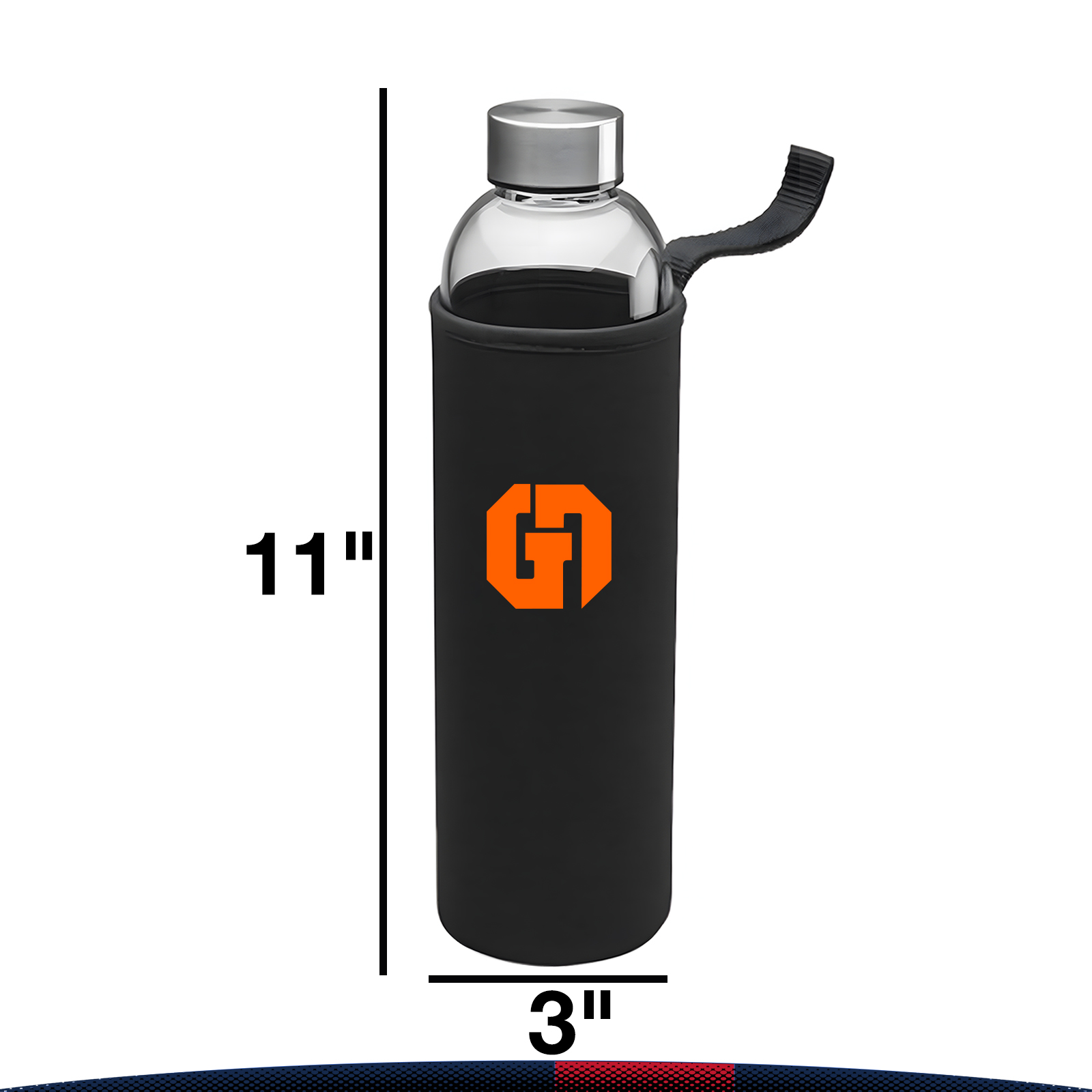 Alewa Glass Water Bottle - 34 OZ. 5