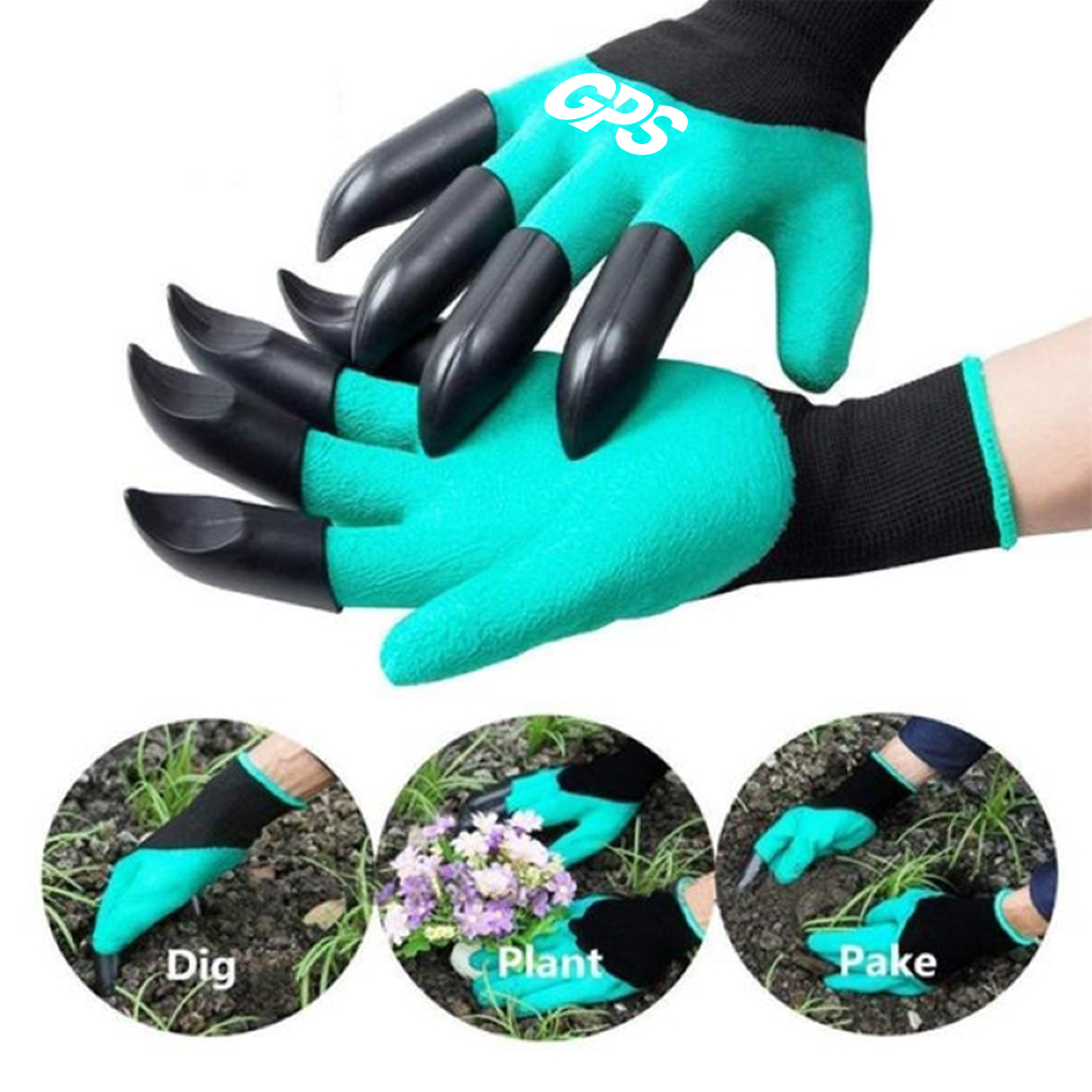 Garden Gloves with Fingertips Claws Quick