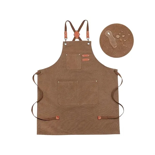 Canvas Work Apron with Heavy Duty Utility Tool Belt 14