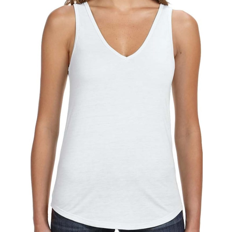 Bella Ladies Flowy V-Neck Tank 15