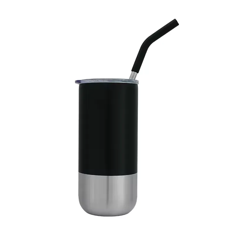 Oxford 16 oz Stainless Steel Tumbler with Straw 3