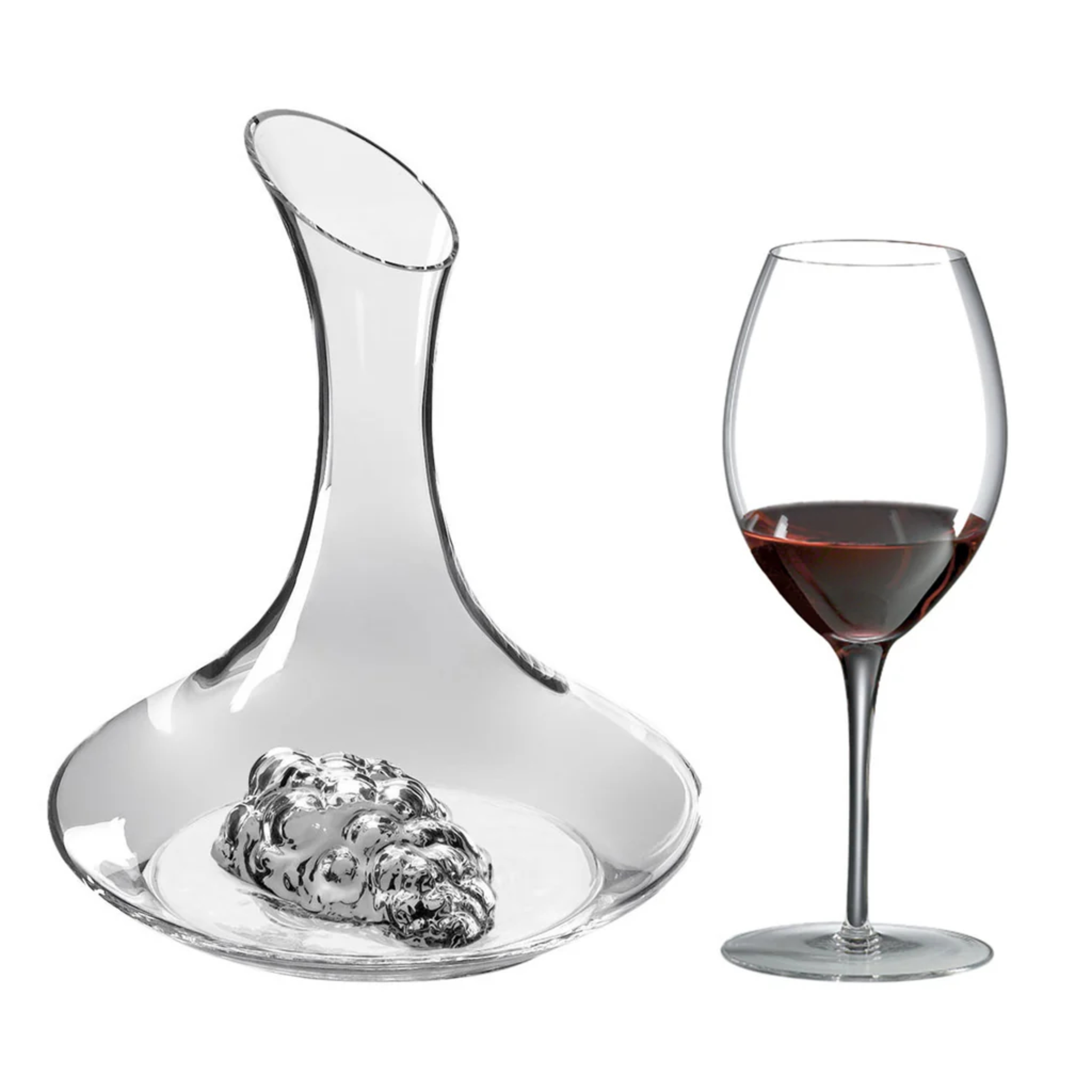 Grapes Decanter Gift Set Lead-Free Crystal 3