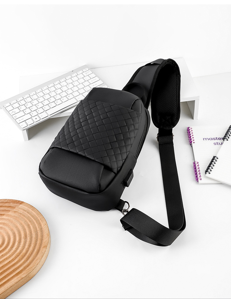 Water Repellent Cross Body Chest Bag For Men 9