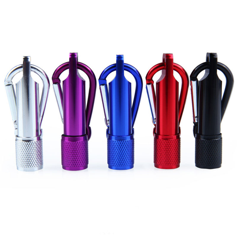 LED Flashlight Torch with Climbing Carabiner 3