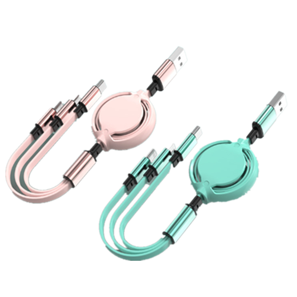 Retractable 3-in-1 USB Charging Cable 5