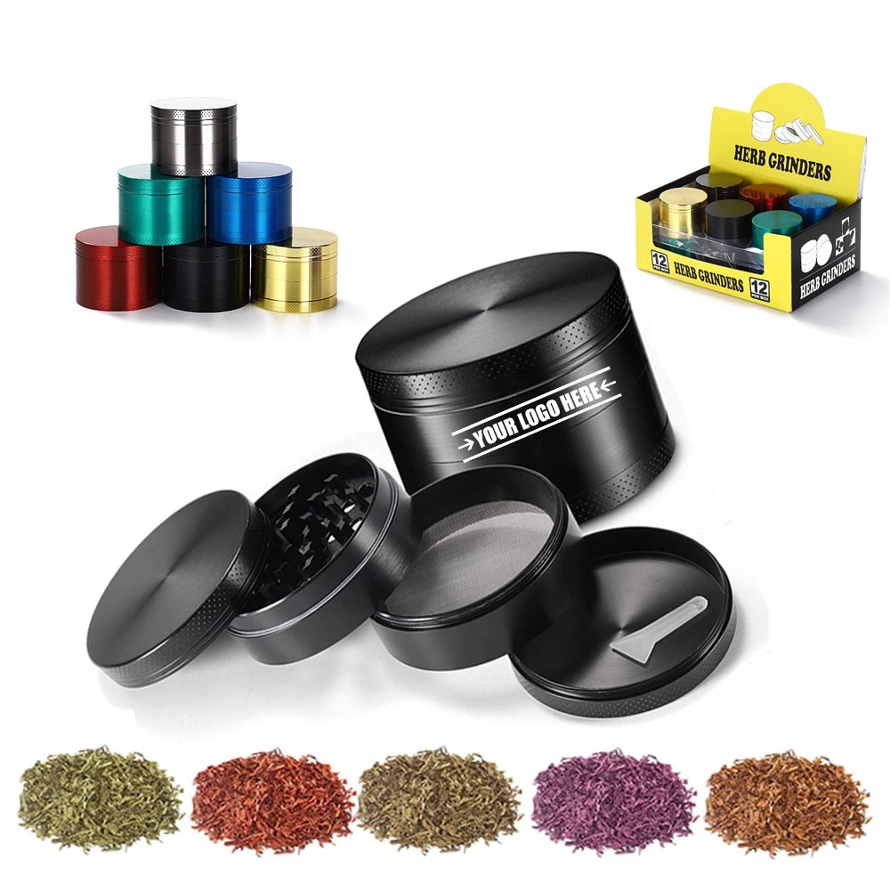 Aluminum 4-Layer Zinc Alloy Herb Grinder 1