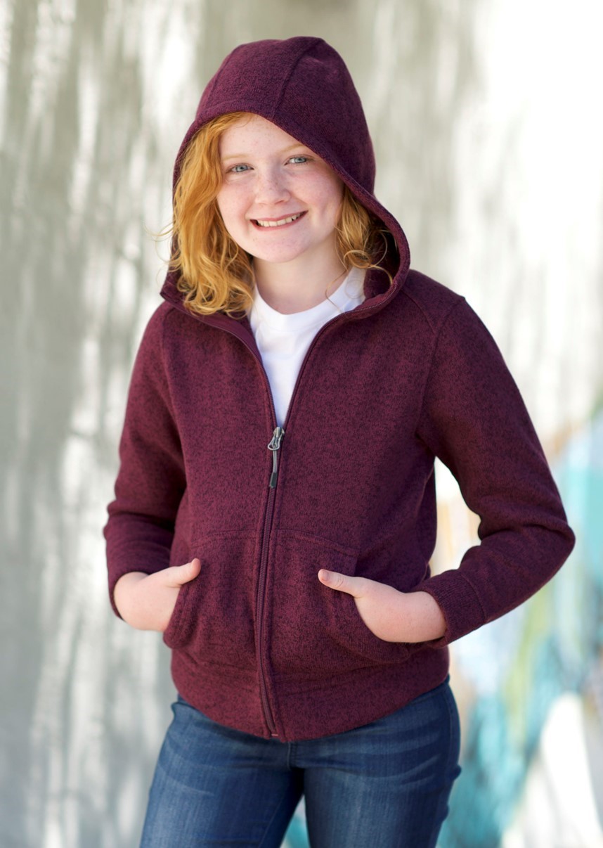 Girls Ashton, custom youth shirt with logo imprint 3