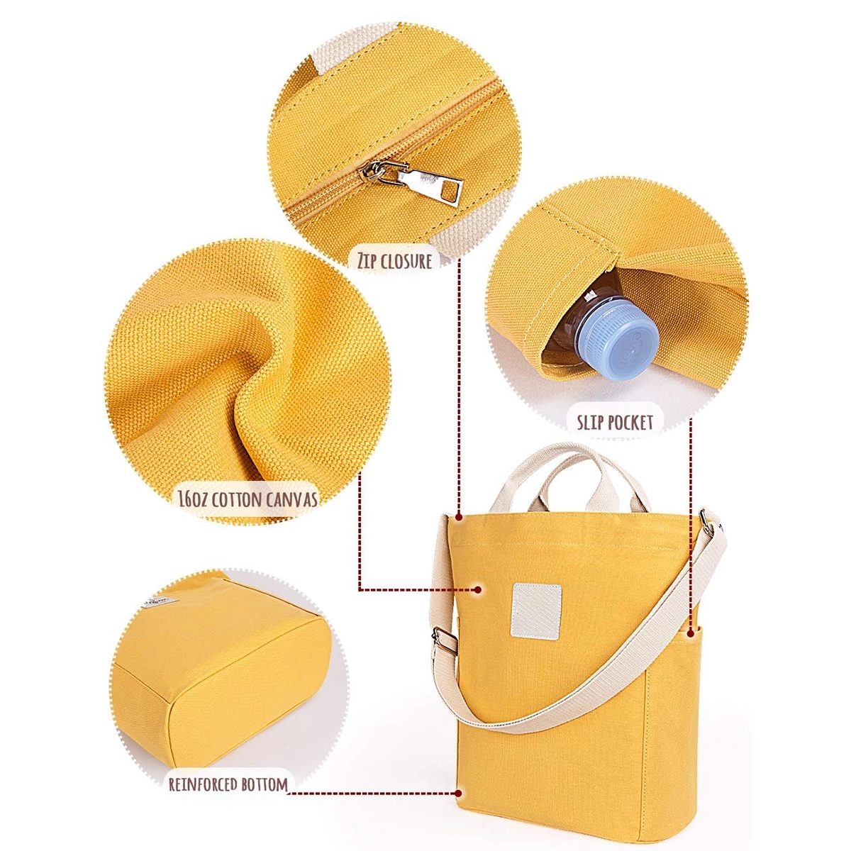 Women Canvas Tote Handbags 4