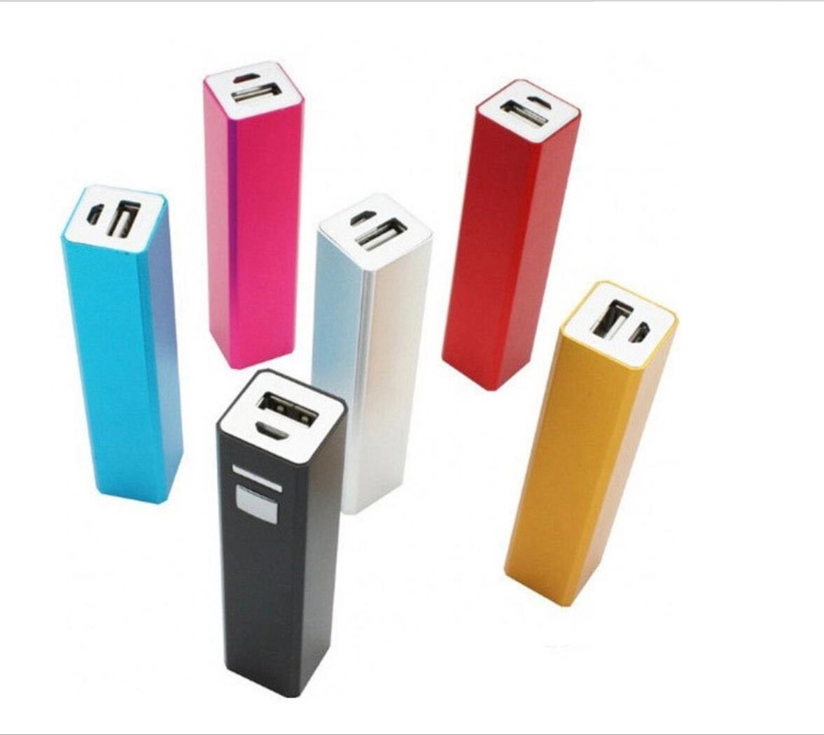 Aluminium 2200 mAh Lithium Ion Portable Power Bank 4