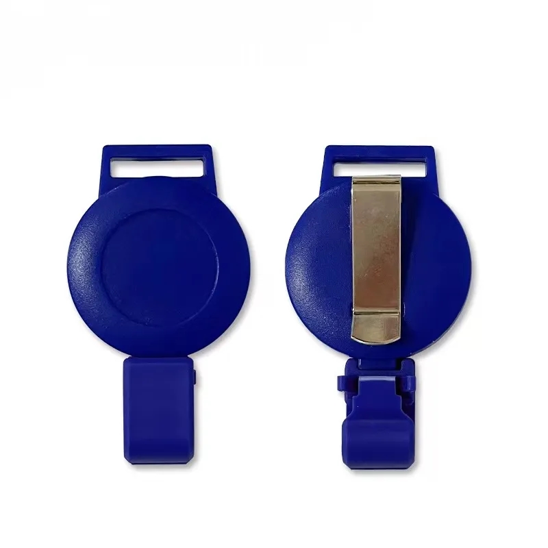 Clip-on Retractable Badge Holder Reel with Carabiner 7