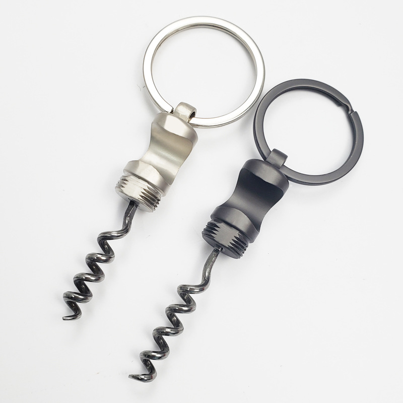 Metal Wine & Beer Bottle Opener with Keychain 2