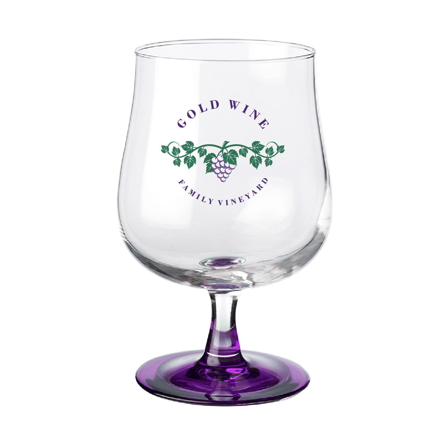 16.75 oz Arc® Elegance Stemmed Goblet (2 Color Imprint) 8