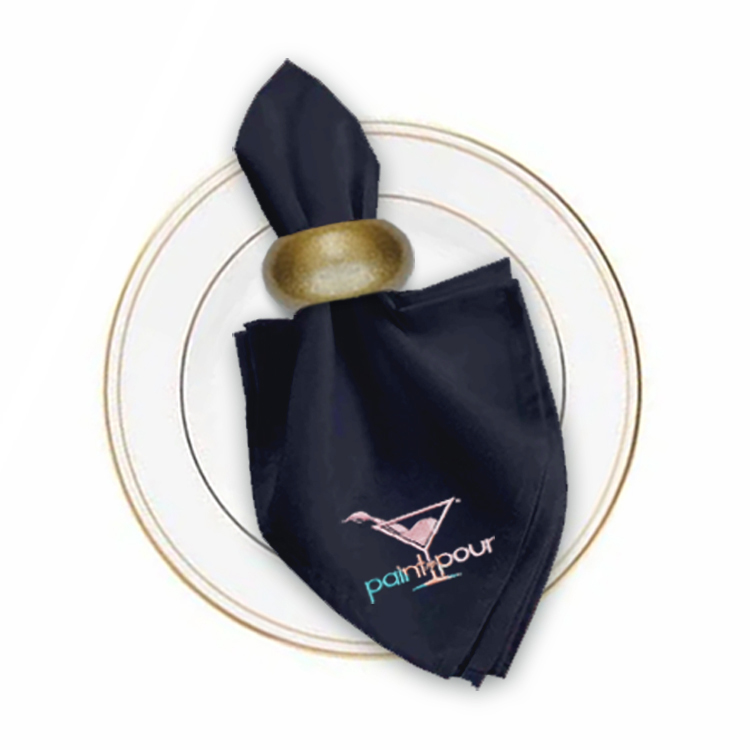 17 in. x 17 in. PolyPoplin™ Napkin (Embroidery Logo/Text) 98