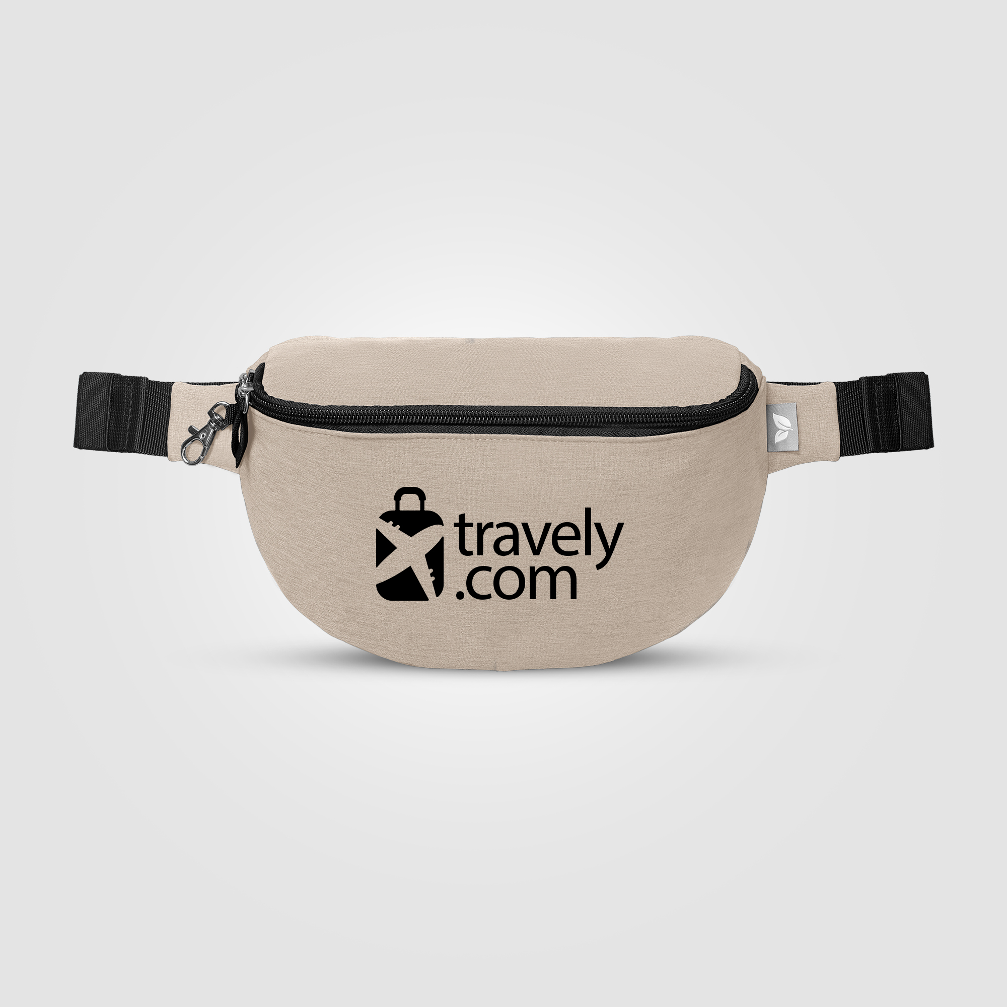 Helsinki rPET Anti-Theft Hook-Zip Waist Bag – 2L 6