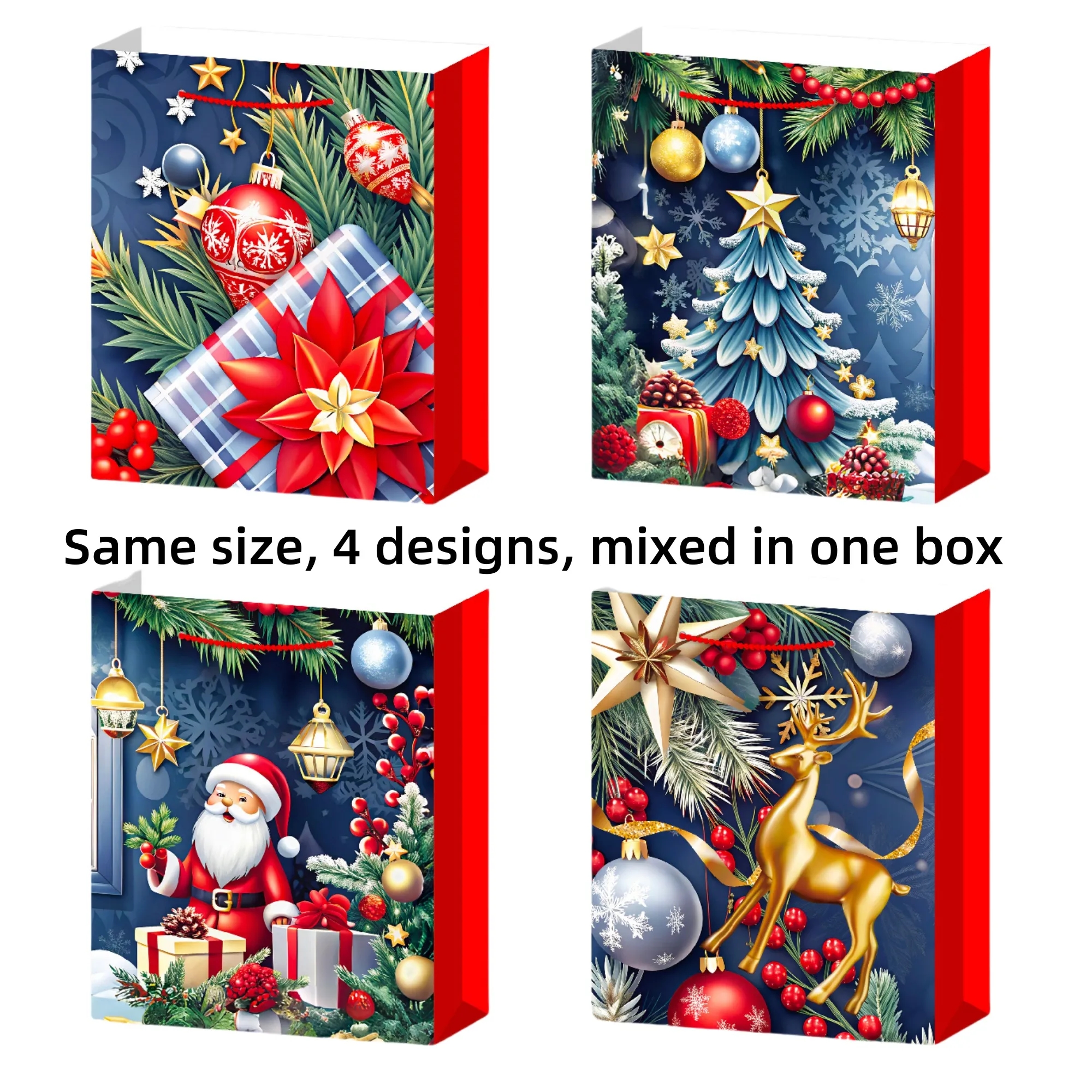 Christmas Gift Bag - Ornament Design For Holidays 5