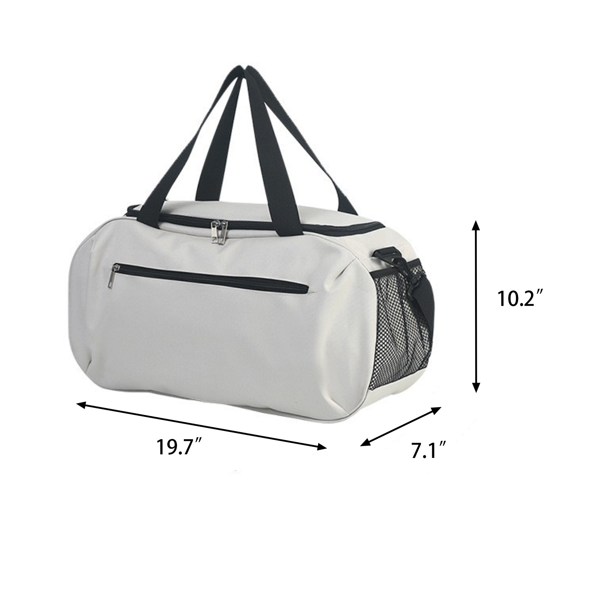 Solid-Color Multifunctional Gym & Travel Bag 3