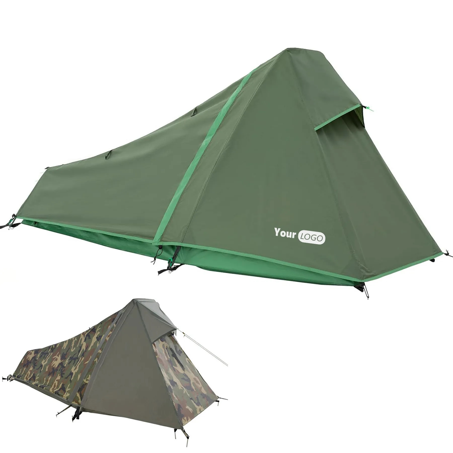 Polyester Waterproof Single Person Mountaineering Tent 2
