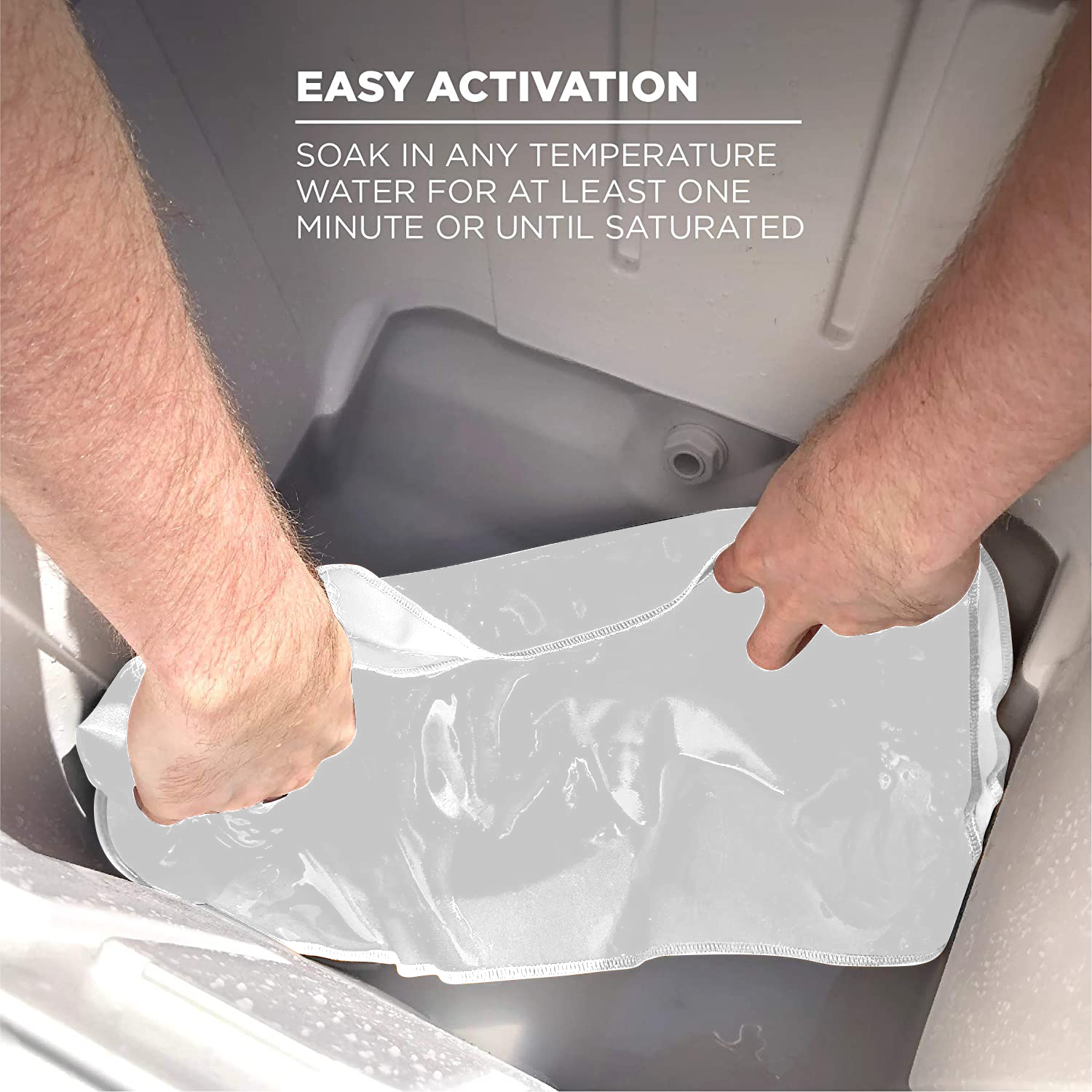 48Hr Quick Ship - Colored Cooling Towel, 12"x40", Edge to Edge sublimation 2 sides 7