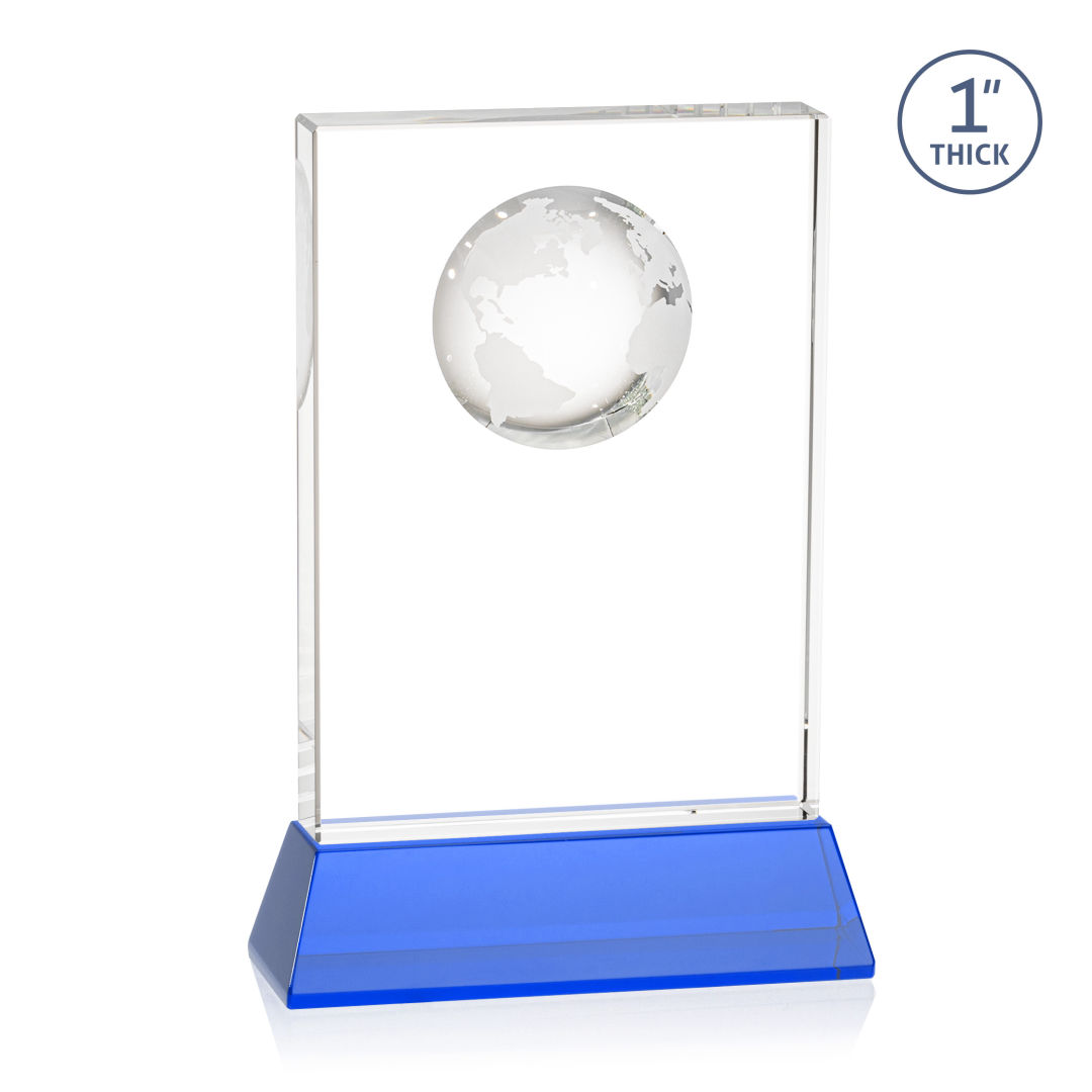 Ambassador Globe Award on Base - Sky Blue 7