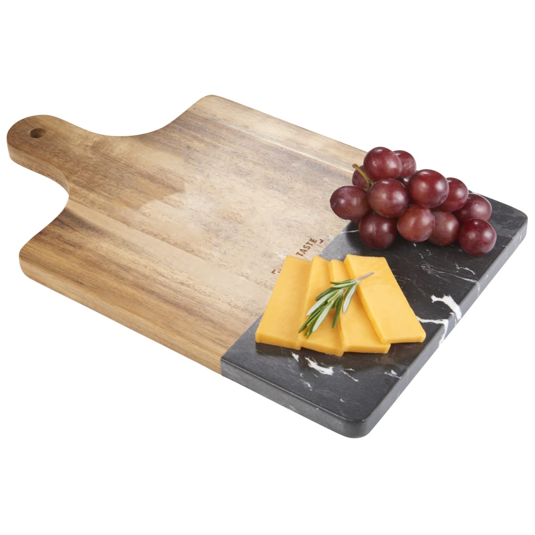 Black Marble and Wood Cutting Board 59