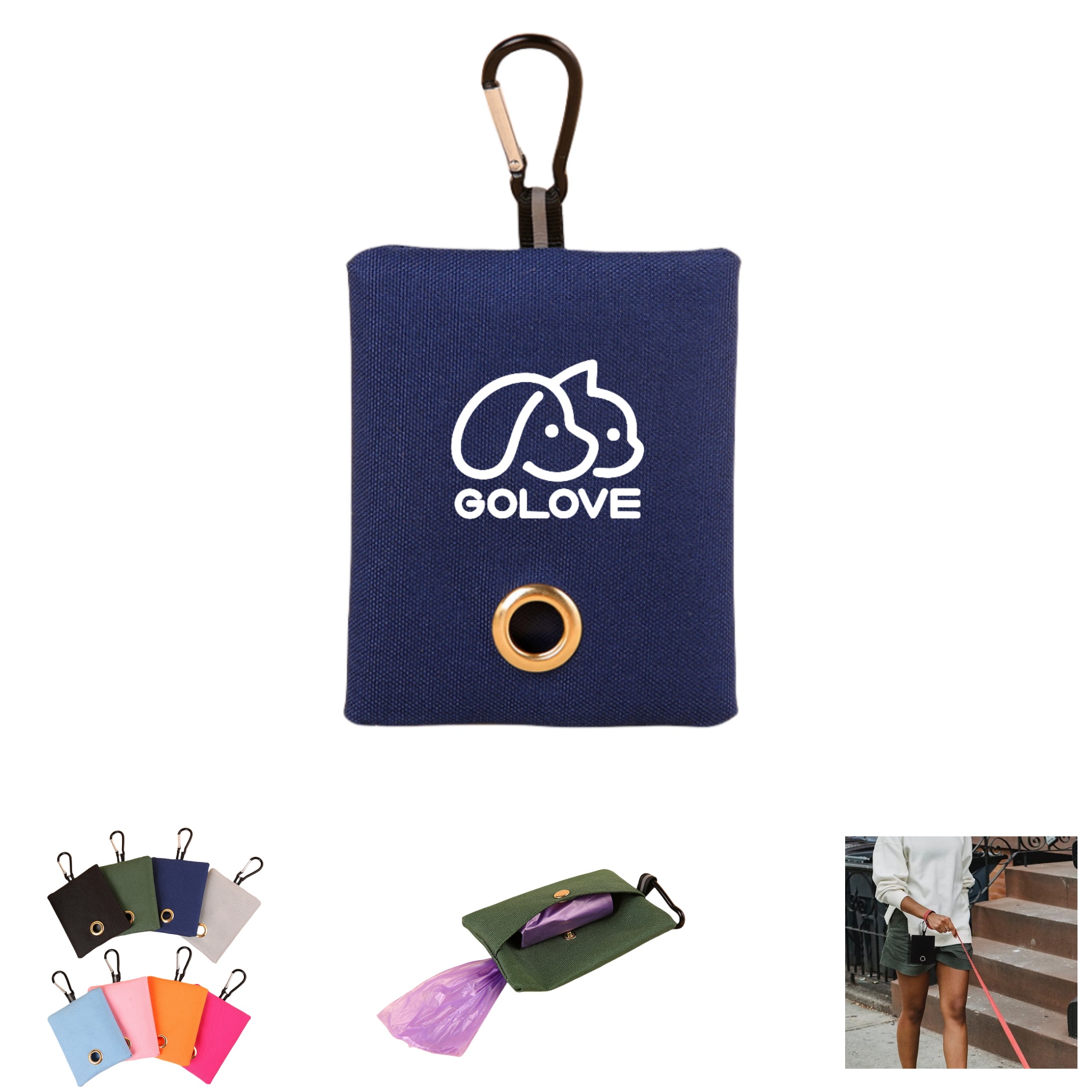 Dog Poop Bag Dispenser with Clip 8