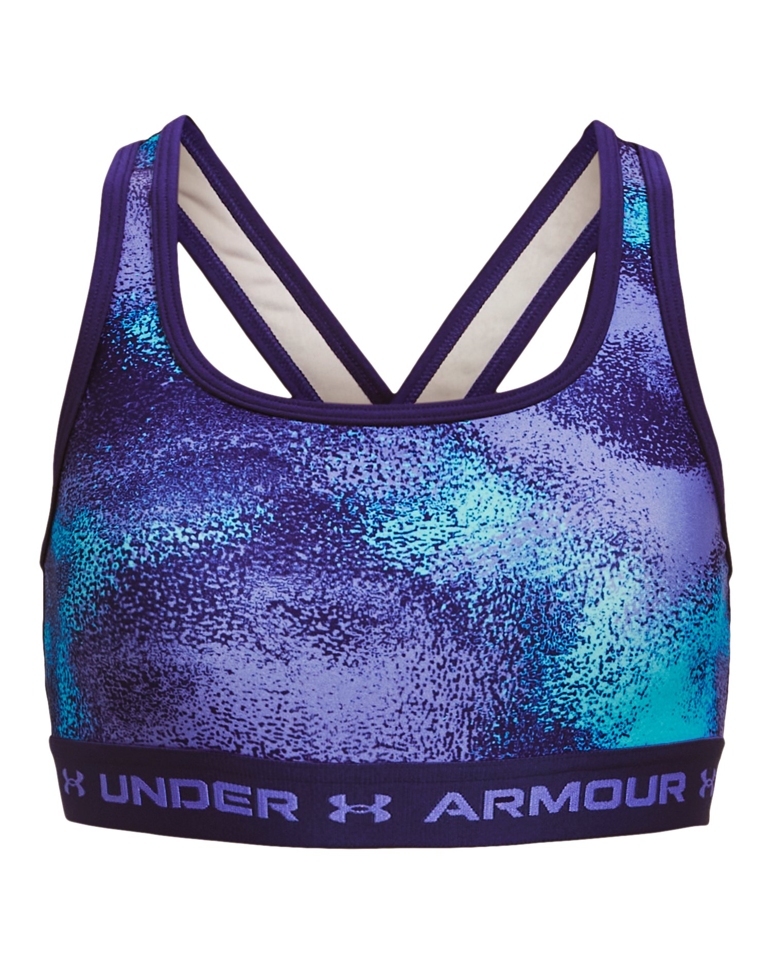 UA Crossback Printed Girls' Sports Bra 2