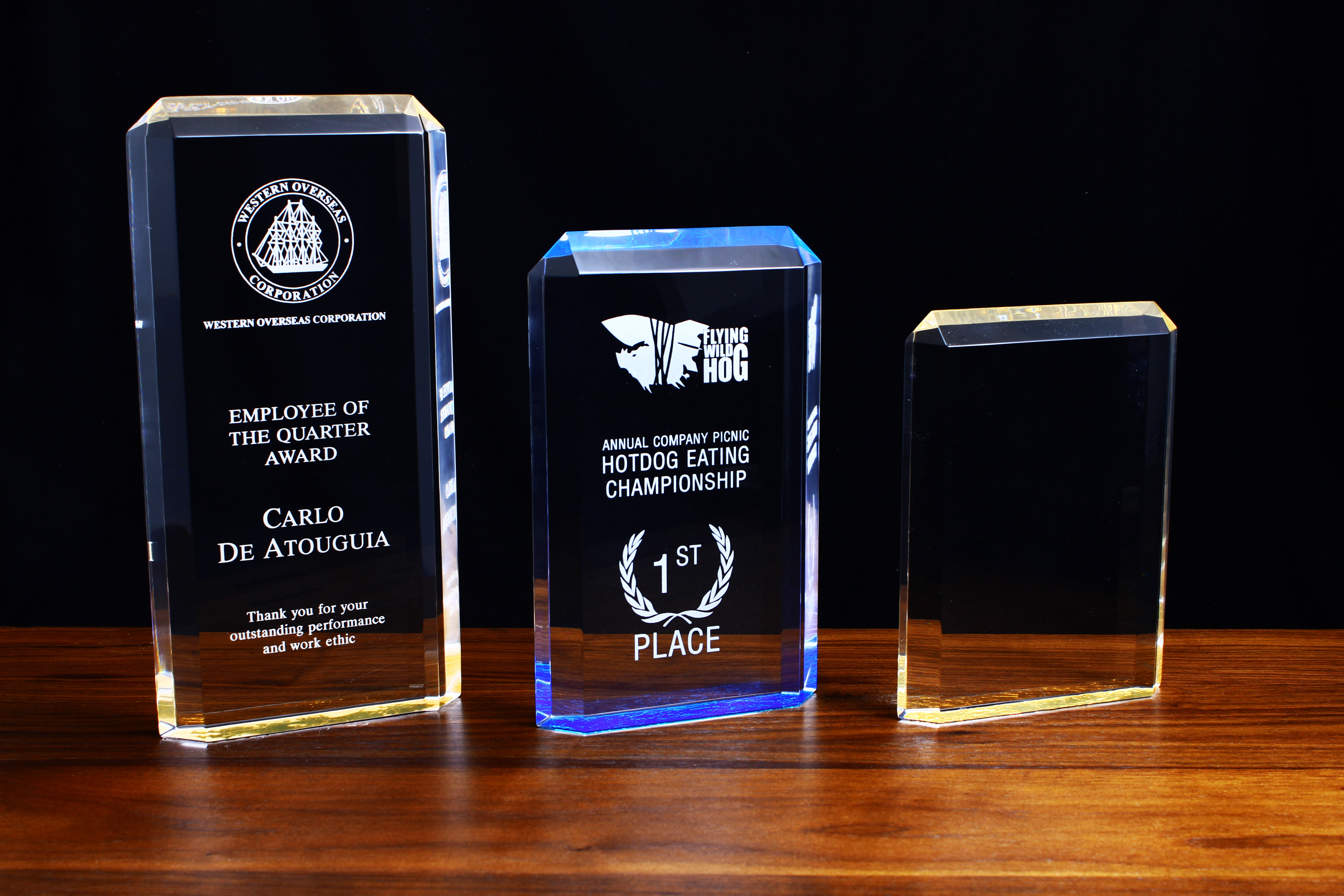 Lucite Prestige Award (9''x4'') 1