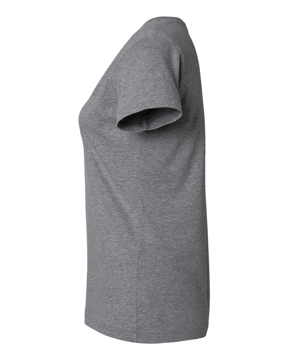 Women's Fine Jersey V-Neck Tee - 3507 7
