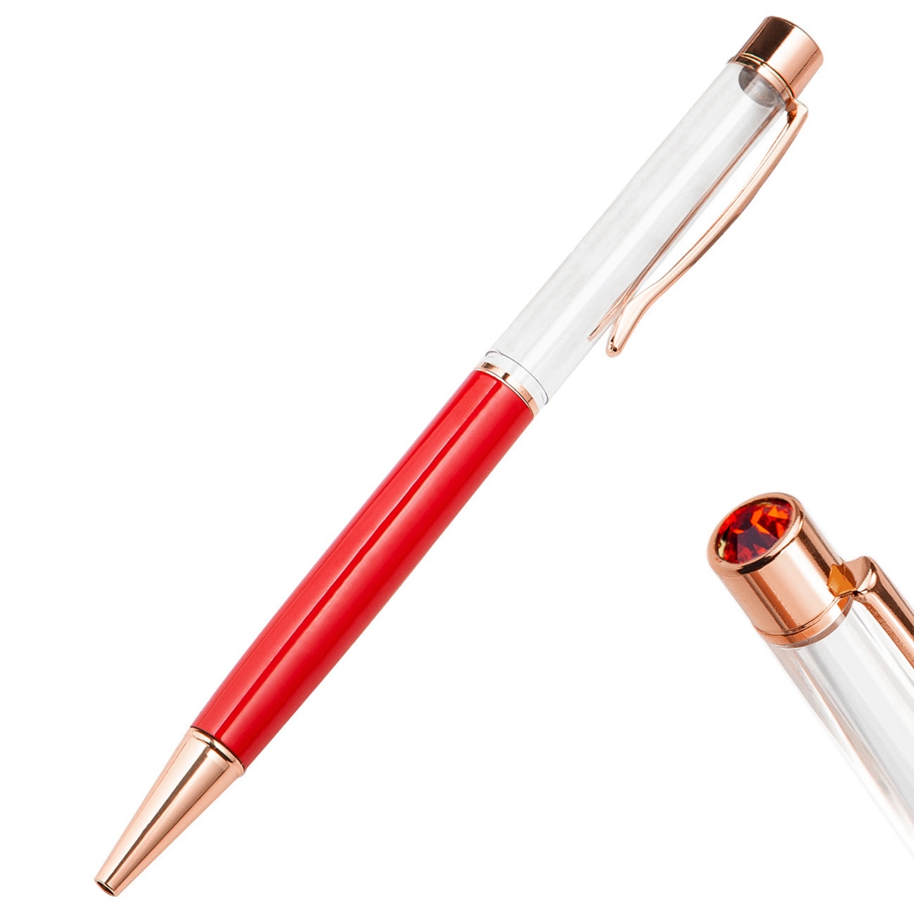 Crystal Air Tube Ballpoint Pen 5