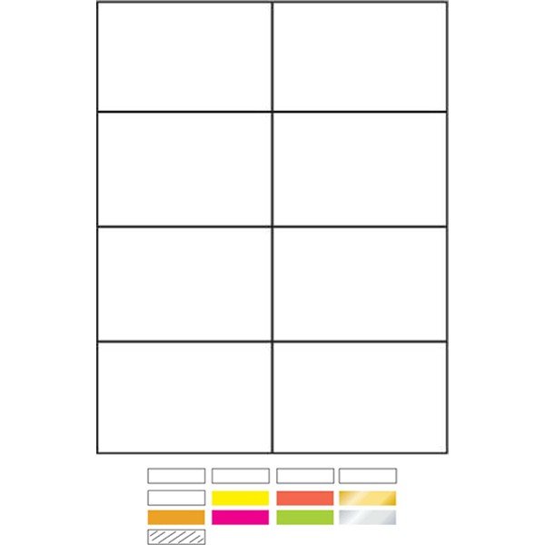 Laser Labels Printed (4 1/4"x2 3/4") 1