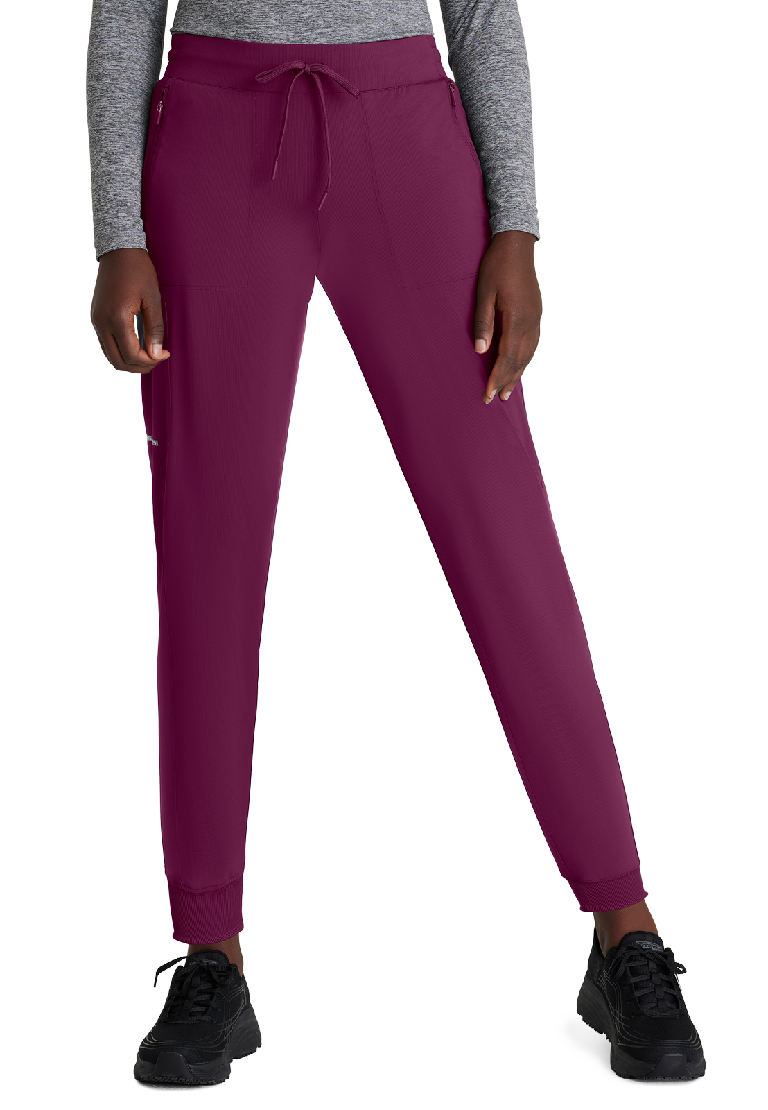 Skechers Slip-Ins - Women's Five-Pocket Ribbed Cuff Pace Jogger Scrub Pant 6